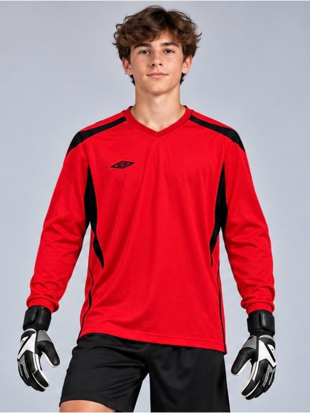 Umbro Youth XL Red Premier GK Goalkeeper Jersey Padded NWT Soccer